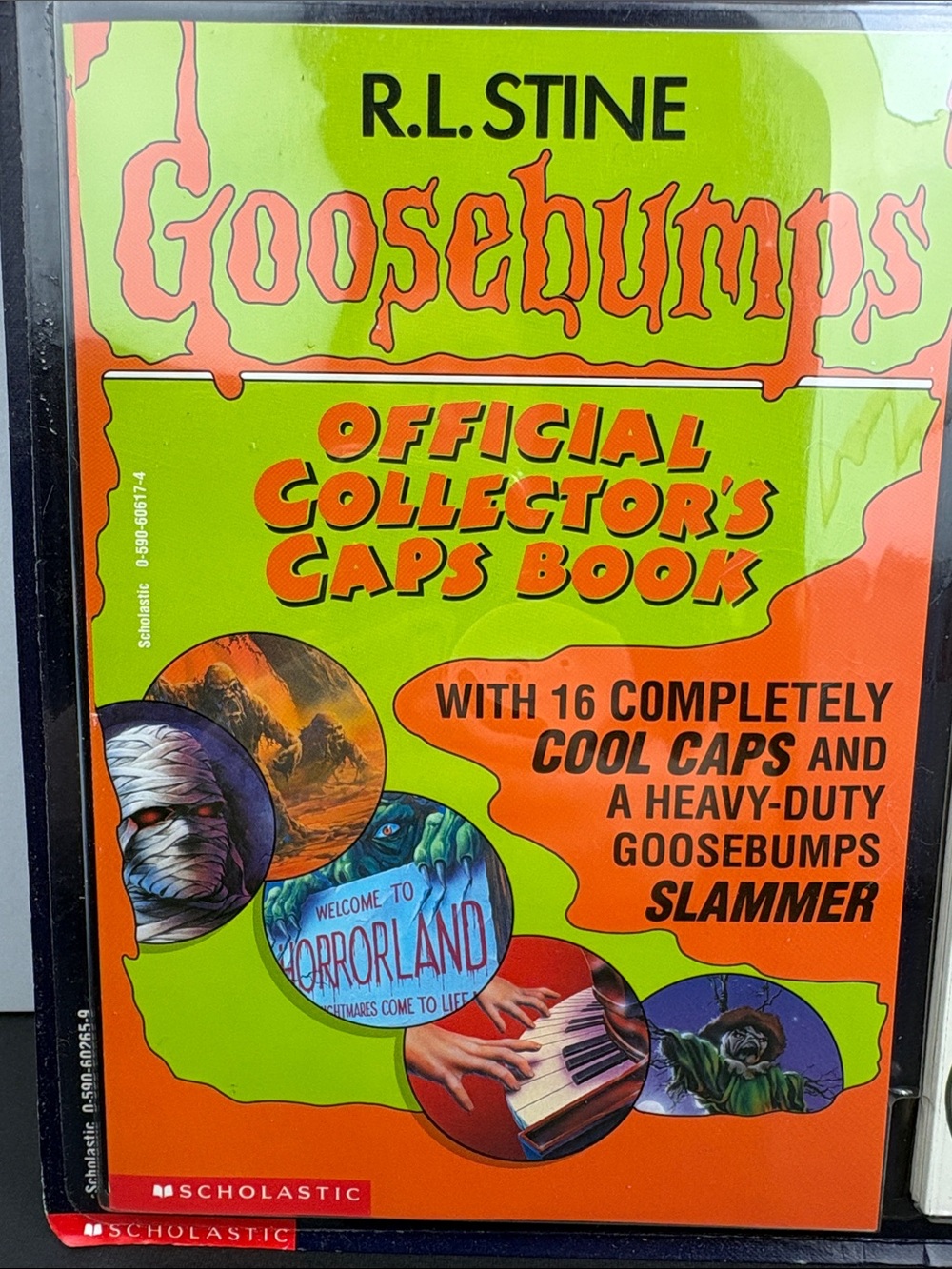 Scholastic Goosebumps Collector's Caps Collecting Kit 1995 R.L. Stine - Picture 4 of 10